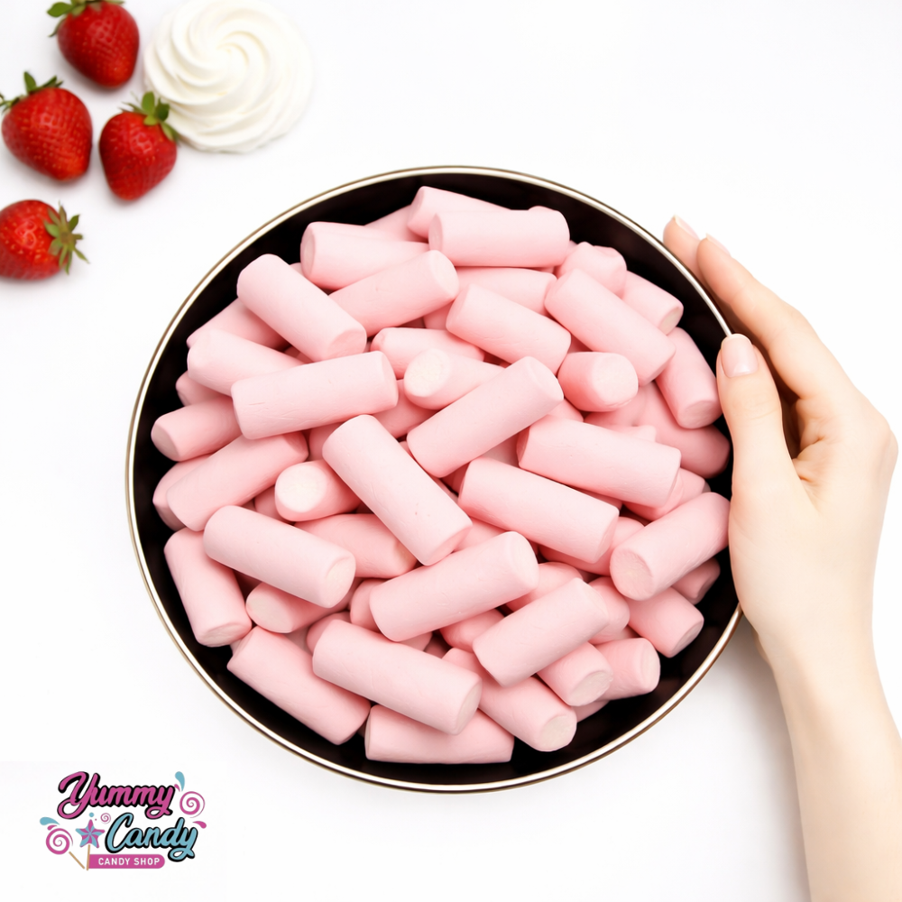 Tubes Marshmallow | Fraise Crème